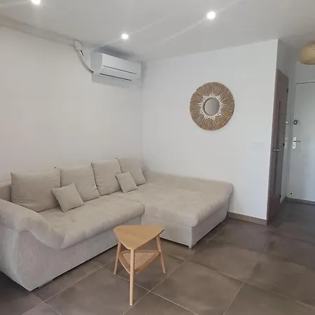 아파트 L'Ecrin Du Sud 4P Elegant, Clim , Piscine, 50M Village Naturiste