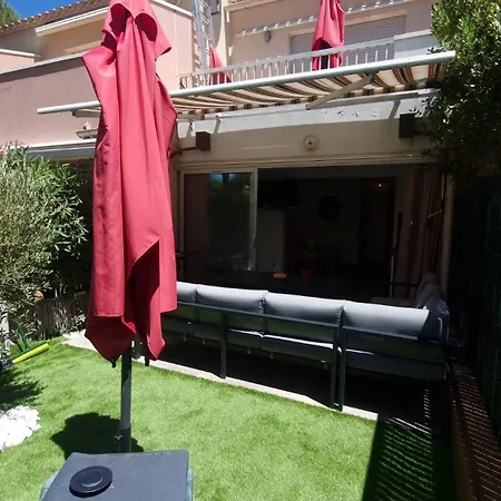 아파트 L'Ecrin Du Sud 4P Elegant, Clim , Piscine, 50M Village Naturiste